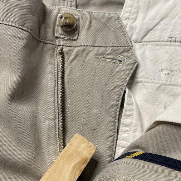 Polo Ralph Lauren Chino Pants Men 34x32 Stretch Straight Fit Cotton Twill Beige - Picture 5 of 8